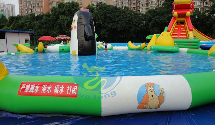 圓形充氣水池