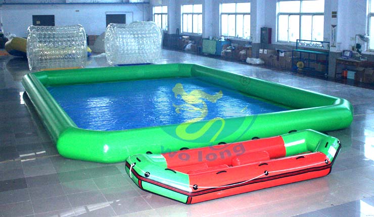 方形充氣水池