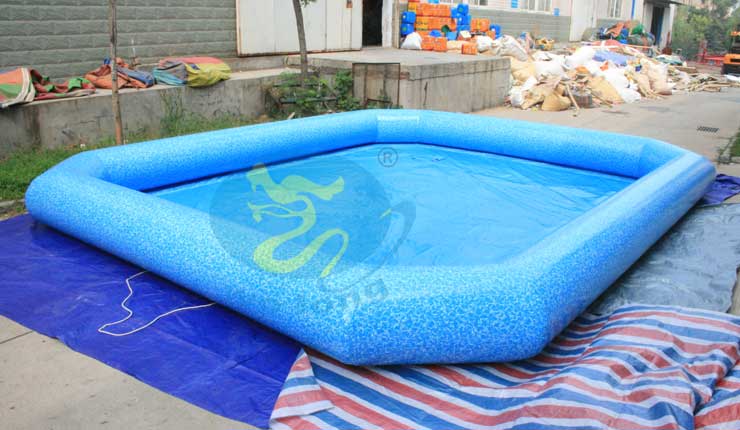 花紋充氣水池