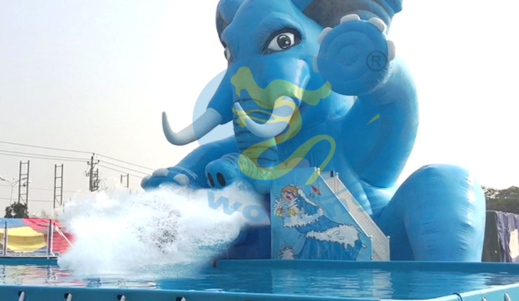 水炮飛人